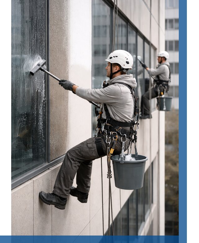 Мойка фасадов зданий в Норильске под ключ от 363 р. | ВЫСОТНИК-Нрл