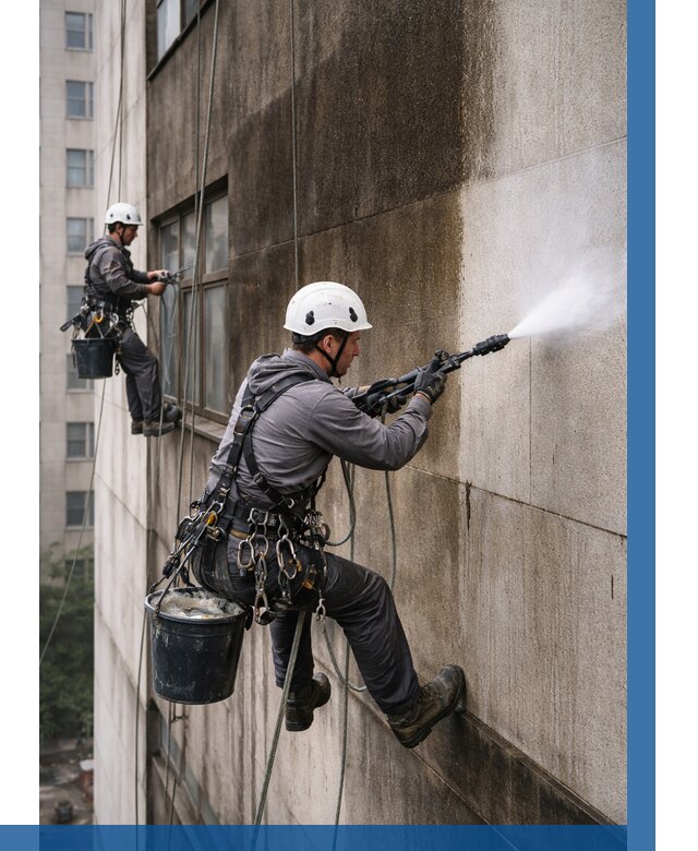 Очистка фасада от копоти в Норильске от 260 р. | ВЫСОТНИК-Нрл