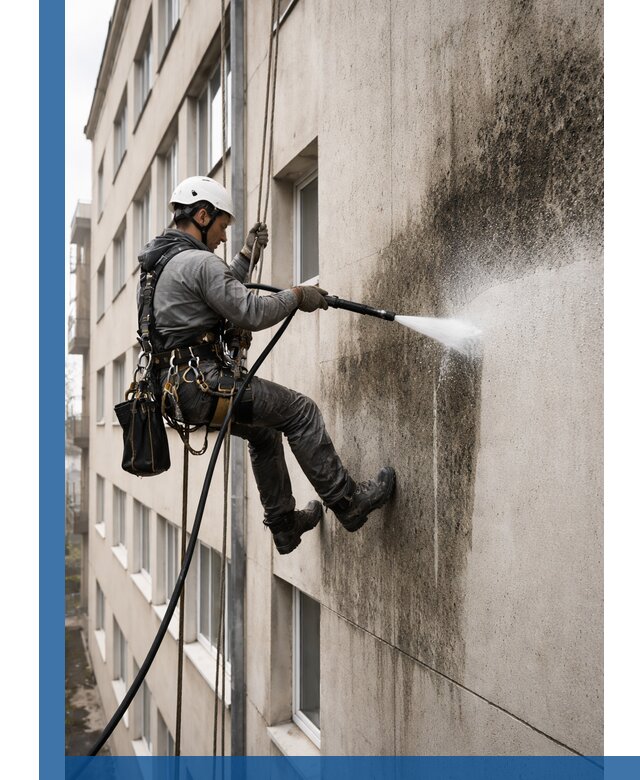 Профессиональная очистка фасадов от плесени в Норильске