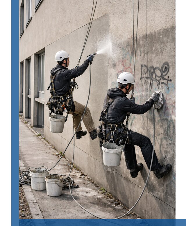 Антиграффити покрытие фасада с защитой от надписей в Норильске