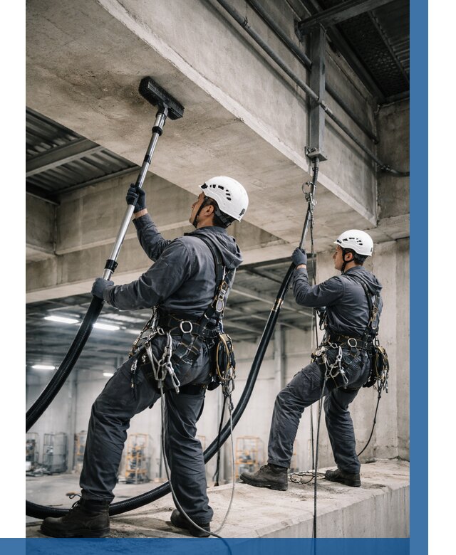 Обеспыливание потолочных конструкций в Норильске от 260 р. |ВЫСОТНИК-Нрл