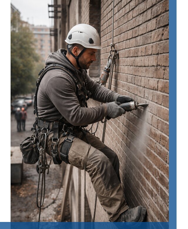 Расшивка кирпичных швов в Норильске от 623 р. | ВЫСОТНИК-Нрл