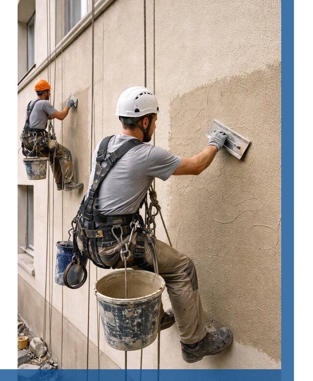 Декоративная штукатурка фасада в Норильске от 1246 р. | ВЫСОТНИК-Нрл