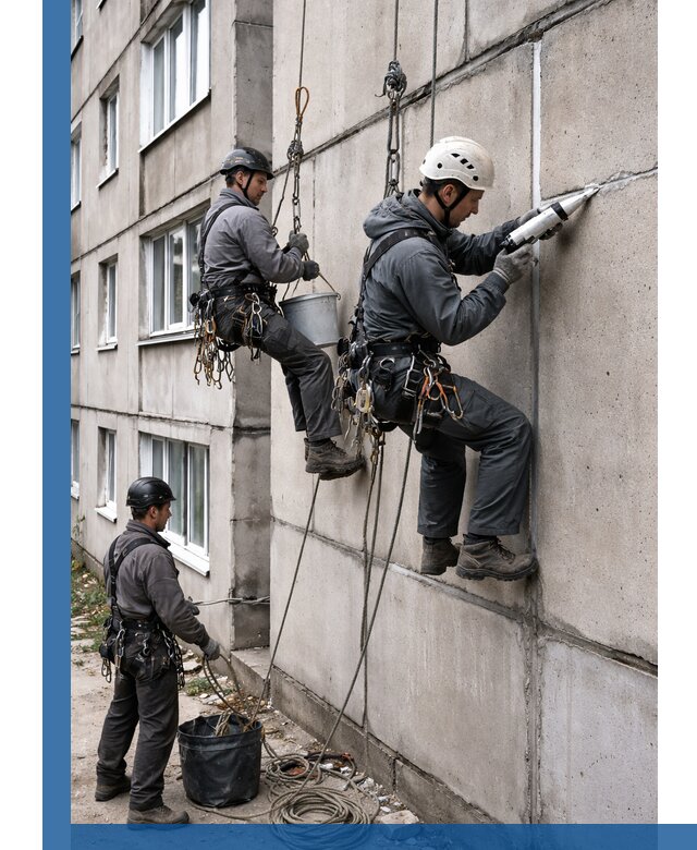 Герметизация межпанельных швов в Норильске с гарантией герметичности