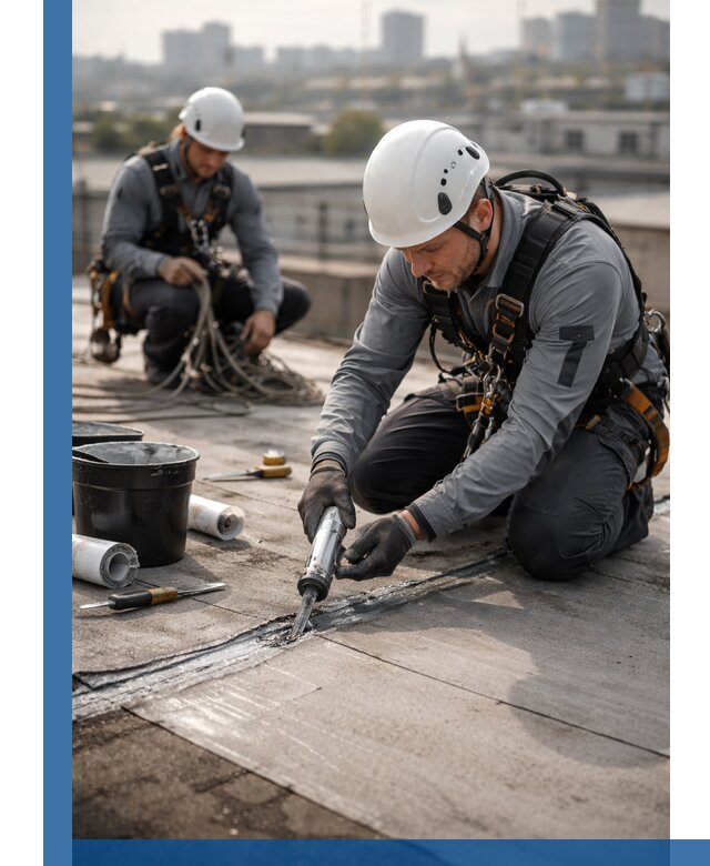 Аварийное и капитальное устранение протечек кровли в Норильске