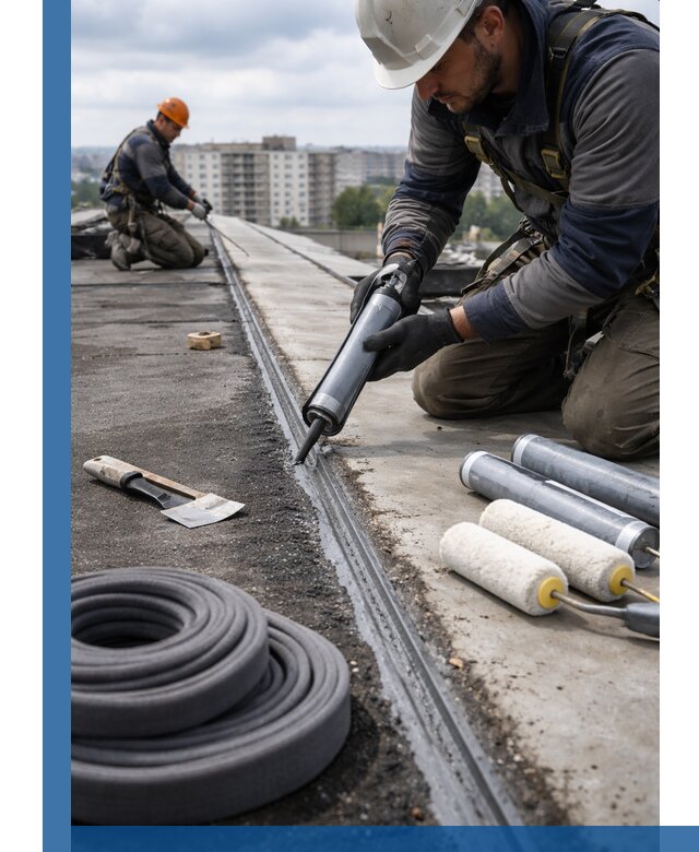 Герметизация швов кровли в Норильске с гарантией герметичности
