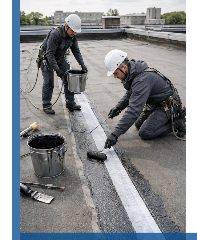 Гидроизоляция кровли мастикой в Норильске надежная защита