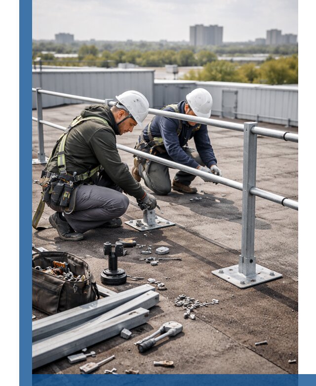 Монтаж кровельного ограждения в Норильске под ключ с гарантией