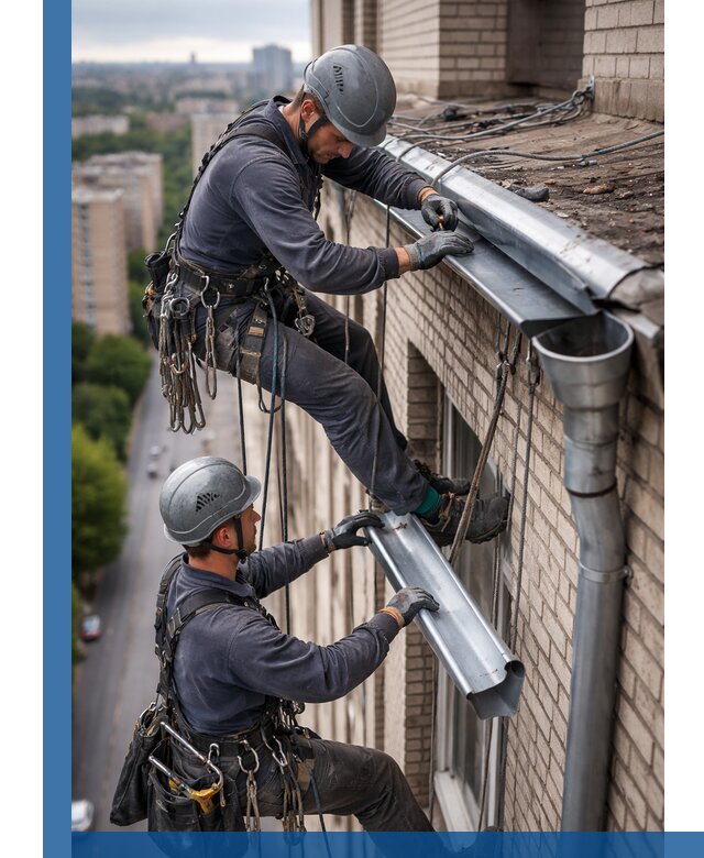 Ремонт водосточных желобов в Норильске, быстро и качественно