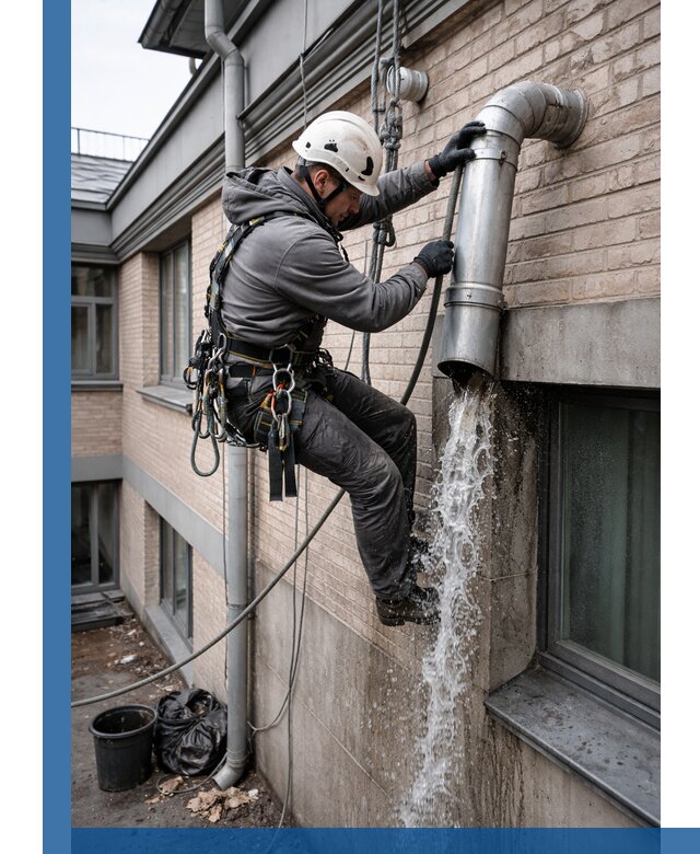 Профессиональная прочистка водосточных труб в Норильске с гарантией