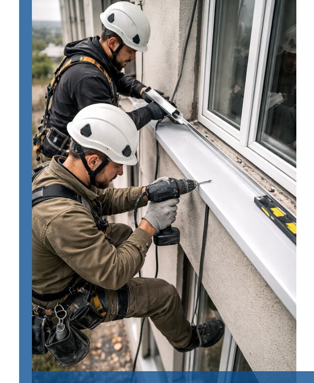 Профессиональный монтаж оконных отливов и отведения воды в Норильске