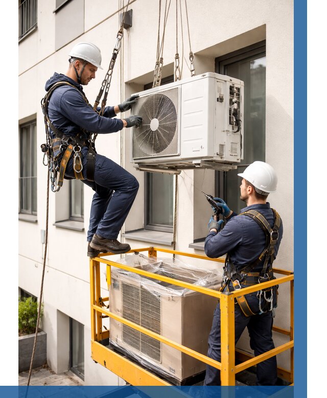 Демонтаж внешнего блока кондиционера в Норильске от 3635 р. | ВЫСОТНИК-Нрл