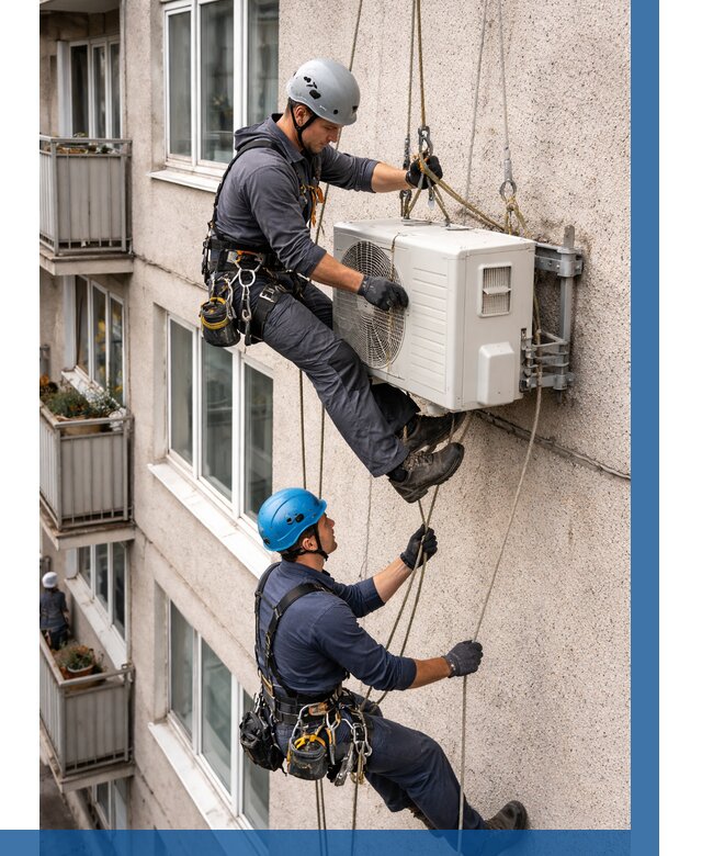 Перенос внешнего блока кондиционера в Норильске от 9347 р.| ВЫСОТНИК-Нрл