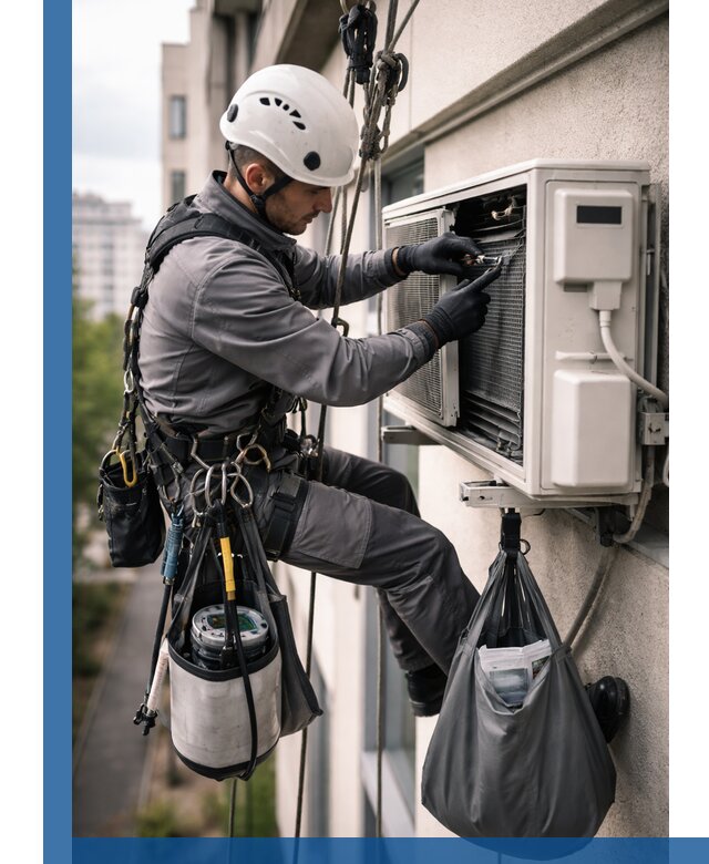 Обслуживание внешнего блока кондиционера в Норильске профессионально