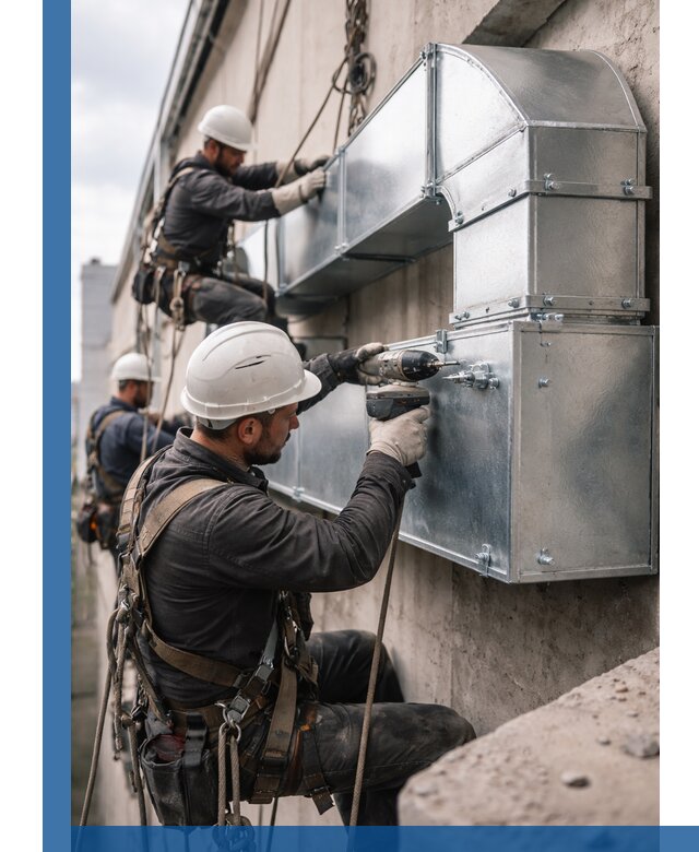 Профессиональный монтаж вентиляционных коробов в Норильске под ключ