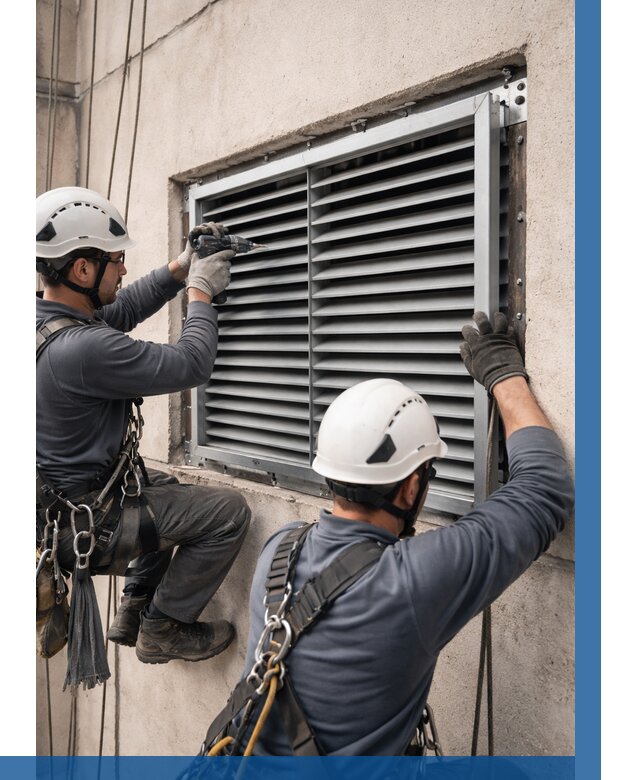 Монтаж вентиляционных решеток в Норильске от 4673 р. | ВЫСОТНИК-Нрл