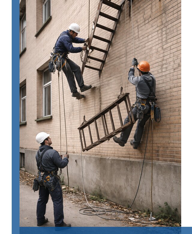 Демонтаж пожарной лестницы в Норильске быстро и безопасно