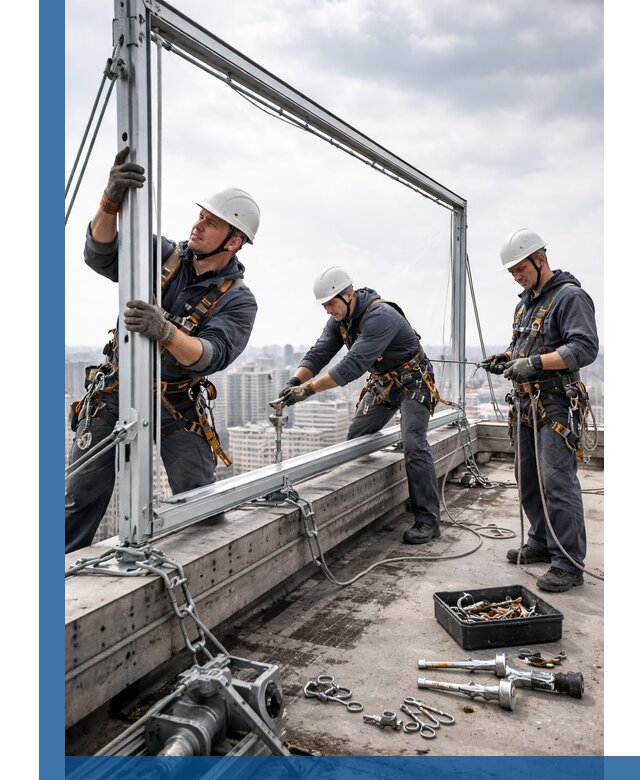 Монтаж крышных рекламных конструкций под ключ в Норильске