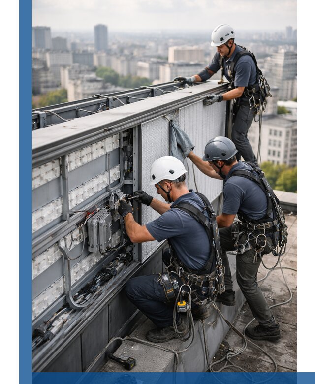 Профессиональное обслуживание крышной рекламы в Норильске под ключ