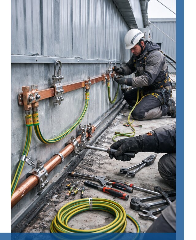 Монтаж заземления здания в Норильске от 25963 р. | ВЫСОТНИК-Нрл