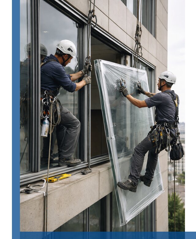 Профессиональная замена стекла в витраже в Норильске с гарантией