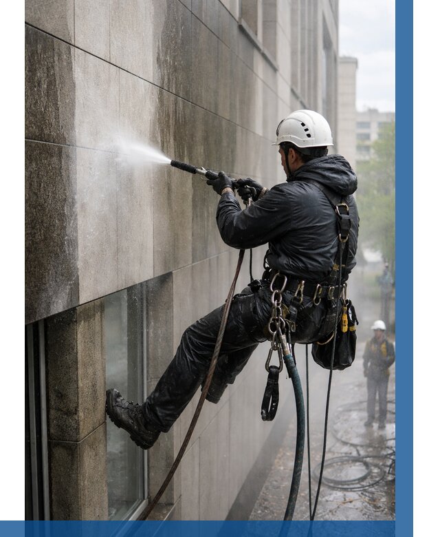 Гидроструйная очистка поверхностей в Норильске от 883 р. | ВЫСОТНИК-Нрл