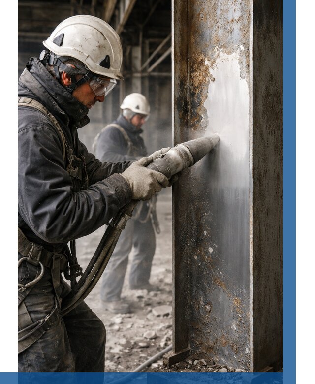 Удаление старой краски с металла в Норильске от 467 р. | ВЫСОТНИК-Нрл