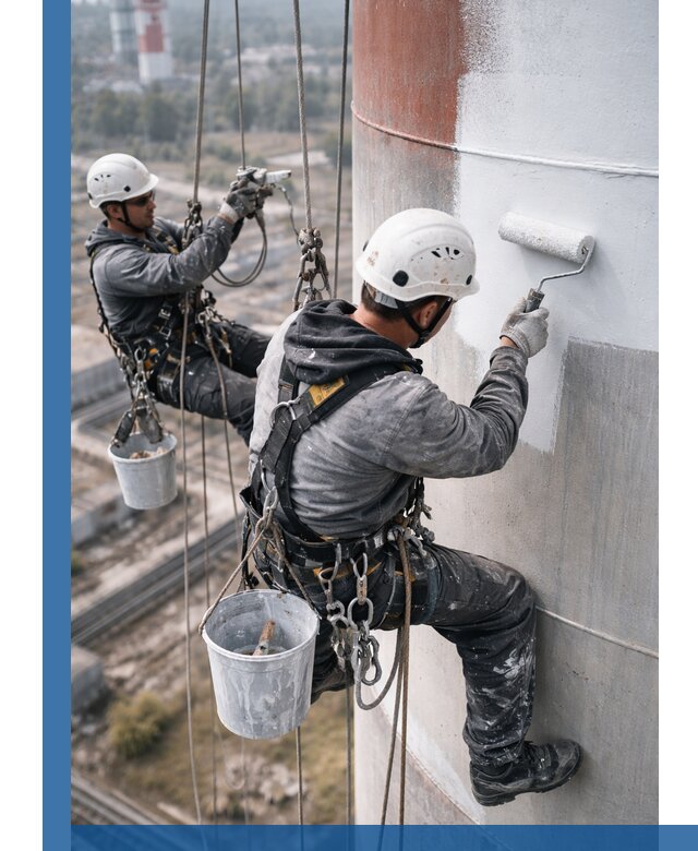 Покраска дымовых труб в Норильске: антикоррозийная защита и восстановление