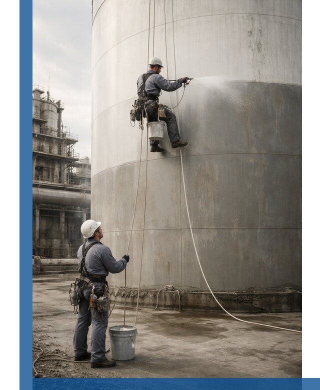 Покраска стальных резервуаров и емкостей в Норильске профессионально