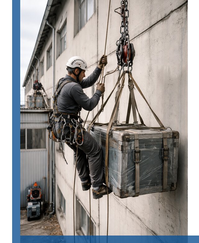 Подъем грузов на высоту в Норильске для промышленных объектов