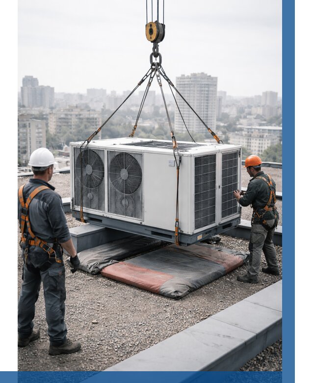 Подъем груза на крышу в Норильске от 5193 р. | ВЫСОТНИК-Нрл заказать