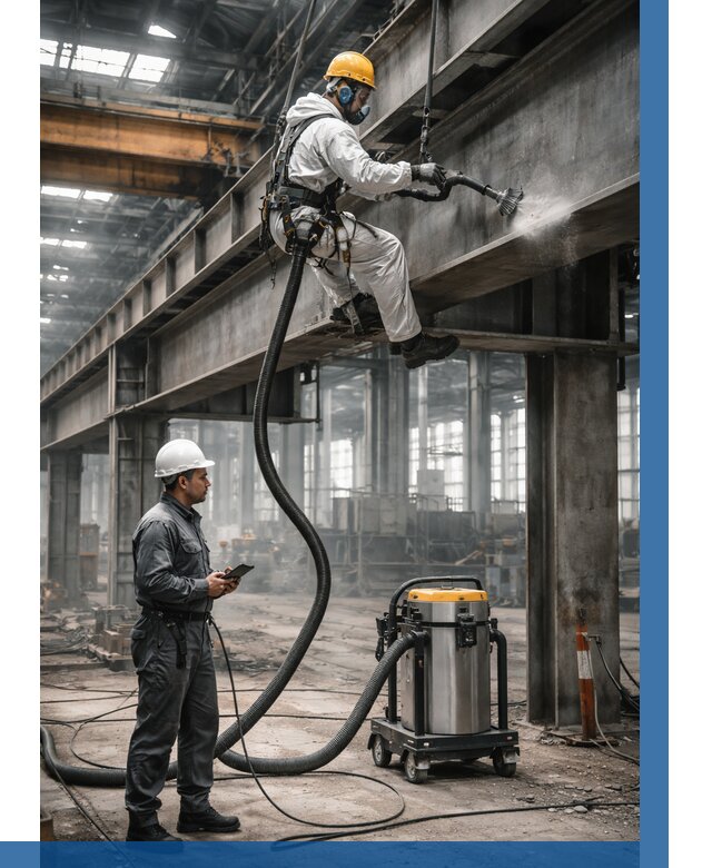 Обеспыливание конструкций в цехе в Норильске от 4362 р. | ВЫСОТНИК-Нрл