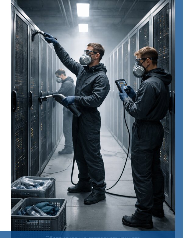 Обеспыливание серверной комнаты в Норильске от 4673 р. | ВЫСОТНИК-Нрл