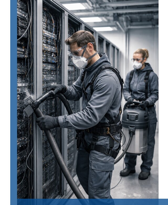Обеспыливание серверной комнаты в Норильске, профессиональная очистка
