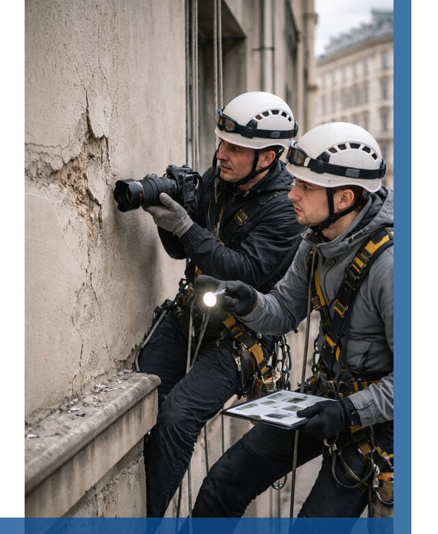Фотофиксация дефектов фасада в Норильске от 4673 р. | ВЫСОТНИК-Нрл