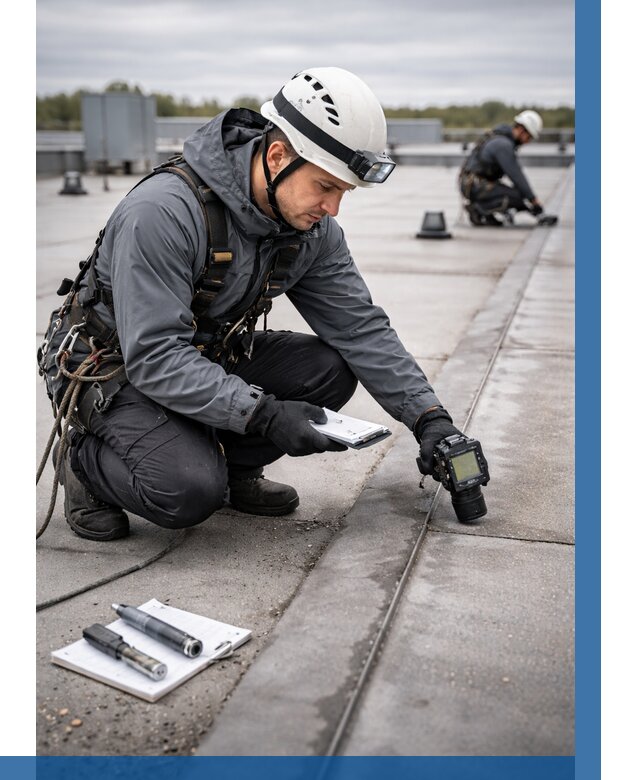 Обследование кровли на протечки в Норильске от 4673 р. | ВЫСОТНИК-Нрл