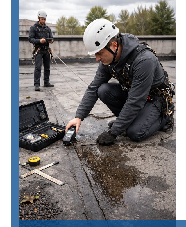 Обследование кровли на протечки и выявление дефектов в Норильске