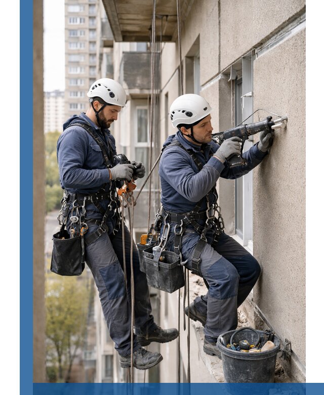 Промышленные альпинисты высотные работы и монтаж в Норильске